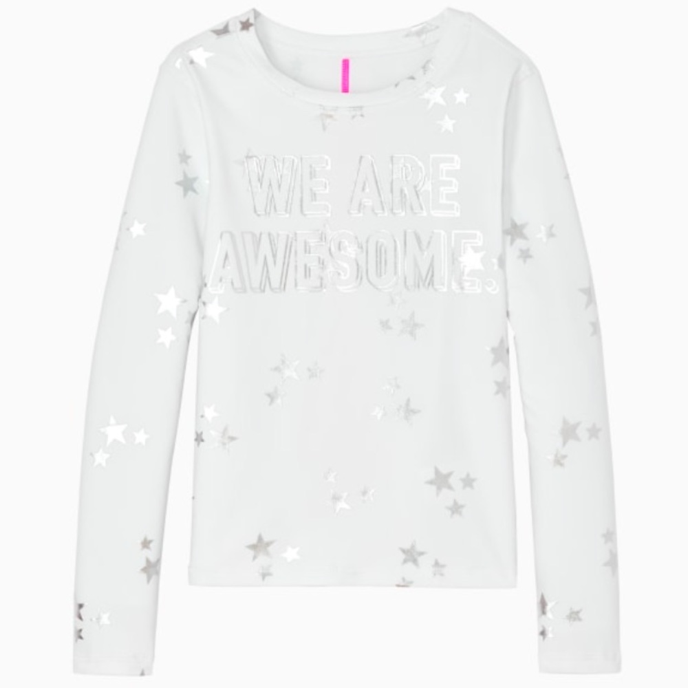 White & Silver Star Rash Guard - Picture 6 of 6
